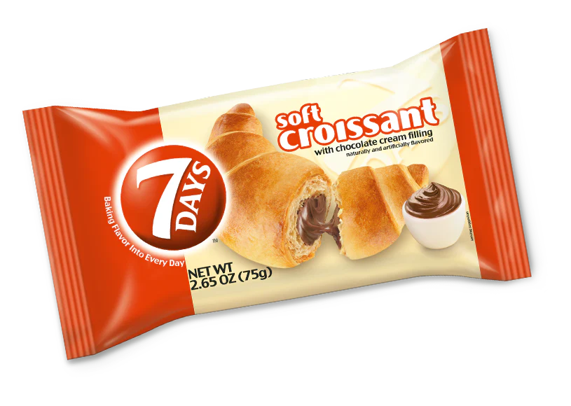 7 Days Soft Croissant with Chocolate, 75g