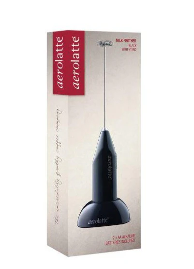 Aerolatte Milk Frother, Black with Stand