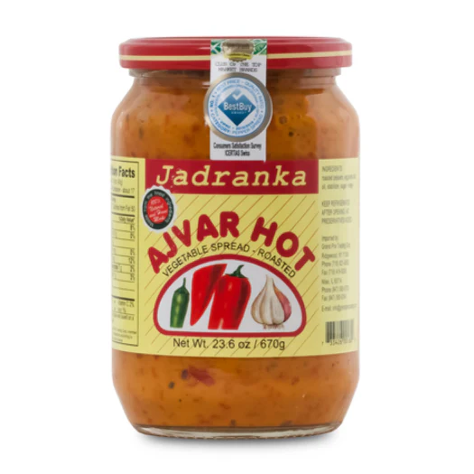 Ajvar Hot (Jadranka) 670g (23.6 oz)