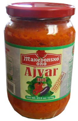 Ajvar Hot, Makedonsko ORO (23.6 oz) 670g