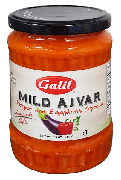 Ajvar Mild, Pepper and Eggplant Spread (Galil) 19 oz