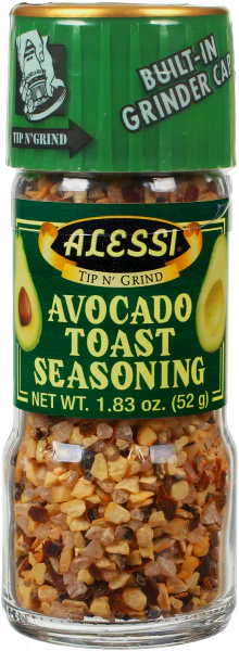 Alessi Avocado Toast Seasoning with Grinder 1.83 oz