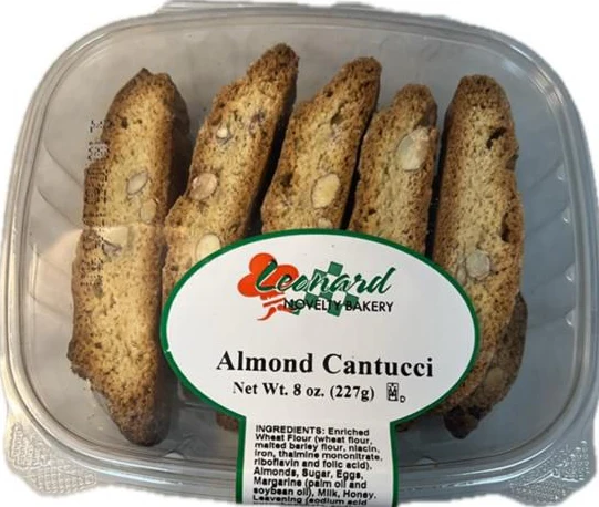 Almond Cantucci (Leonard Bakery) 8 oz (227g)