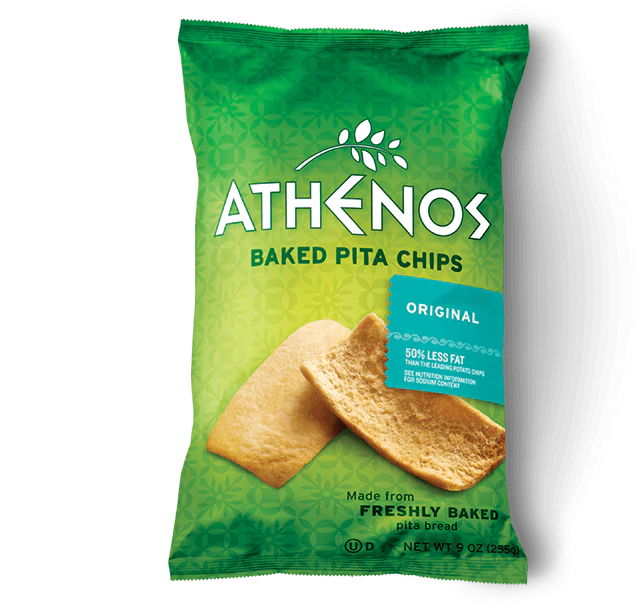 Baked Pita Chips, Original (Athenos) 9 oz