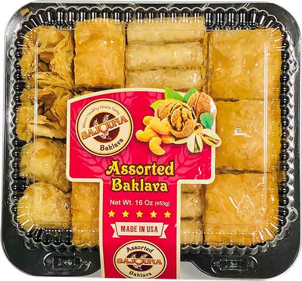 Baklava Assorted (Sajouna) 16 oz