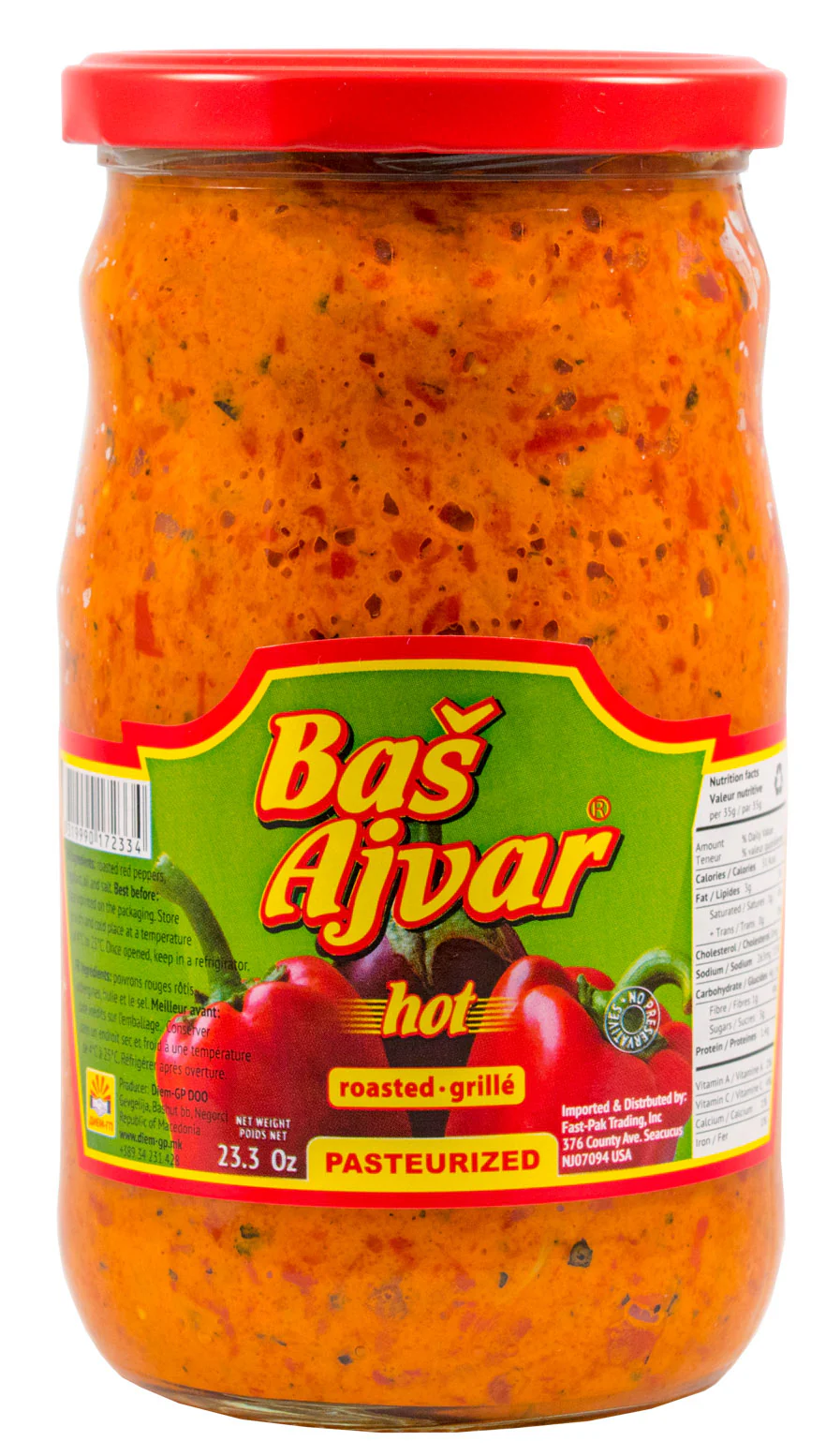 Bas Ajvar-Hot, 23.3 oz