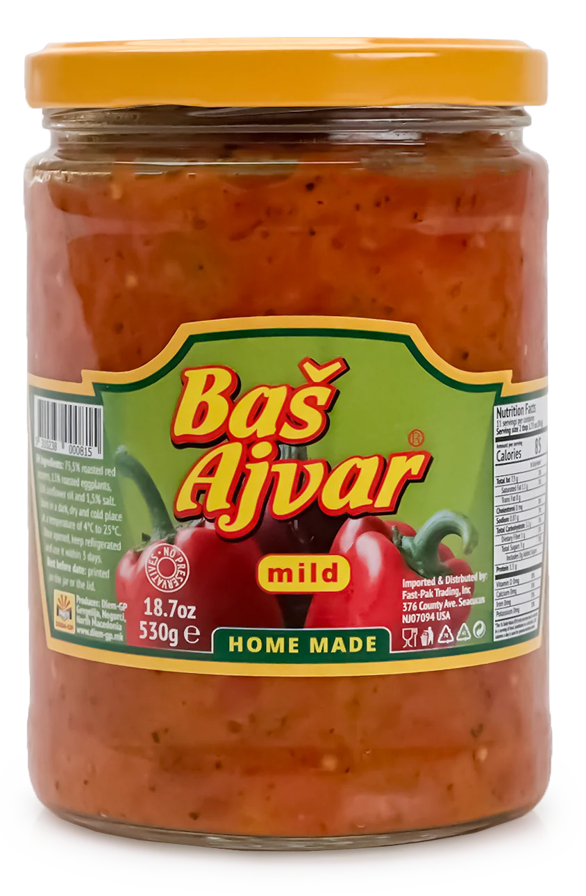 Bas Ajvar-Mild, 530g