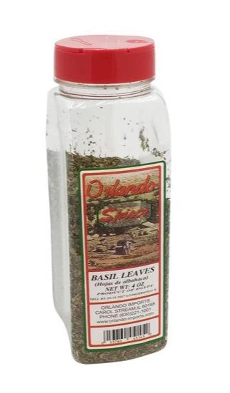 Basil Leaves (Orlando Spices) 4 oz