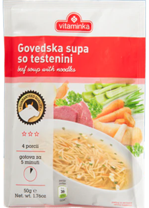Beef Flavor Soup with Noodles (Vitaminka) 60g