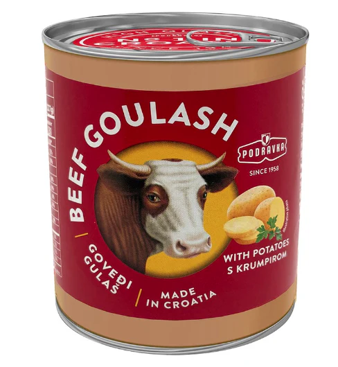 Beef Goulash WITH POTATOES (Podravka) 10.5oz