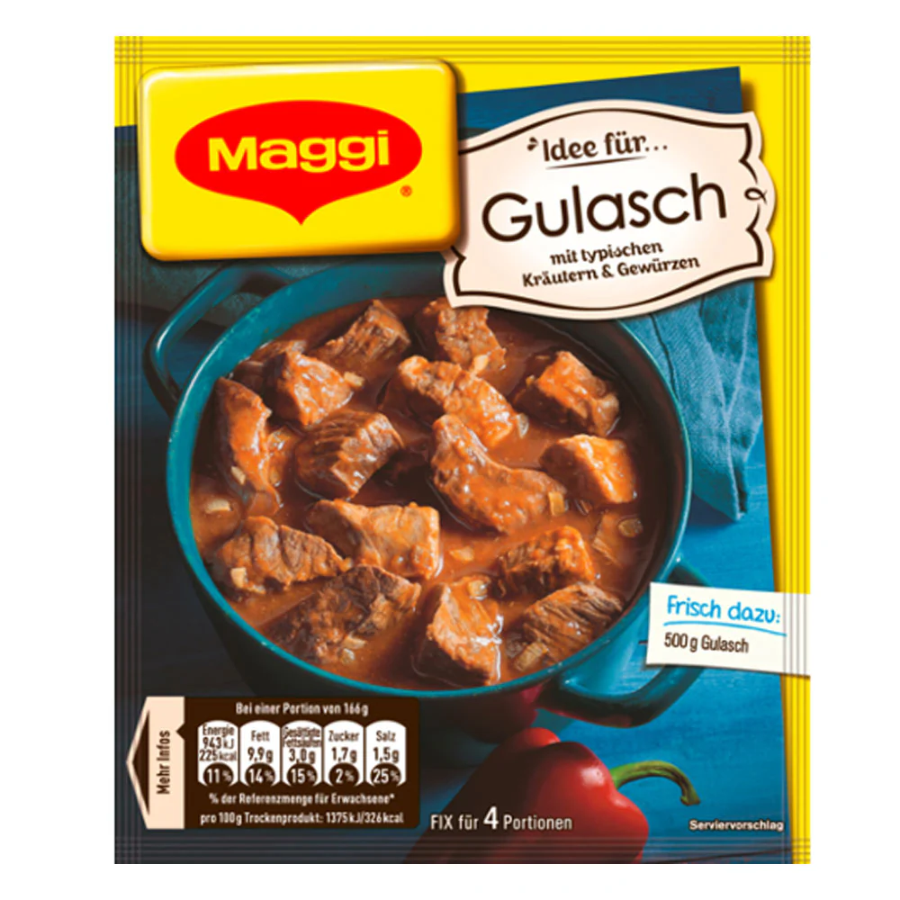 Beef Stew Gulash Mix, Fix & Frisch (Maggi) 44g