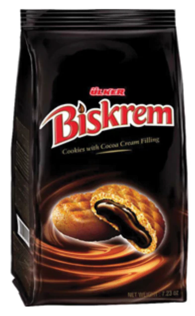 Biskrem Cocoa Filled Biscuits (Ulker) 205g