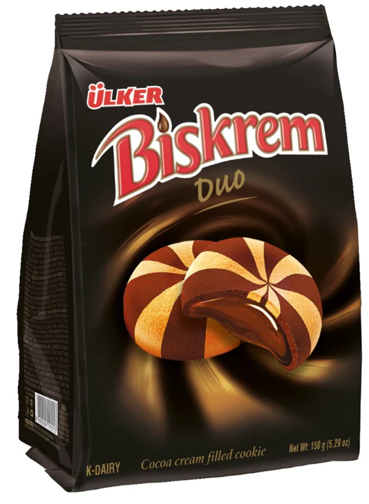 Biskrem Duo Filled Biscuits (Ulker) 150g