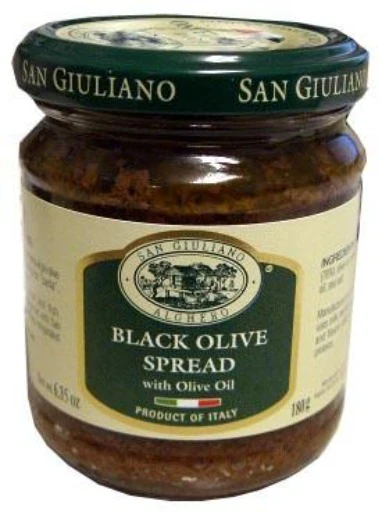 Black Olive Spread (SanGiuliano) 180g (6.35 oz)