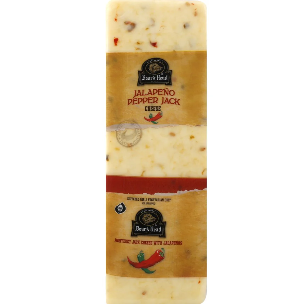 Boar's Head Jalapeno Pepper Jack Cheese, approx. 5.1 - 5.6 lb