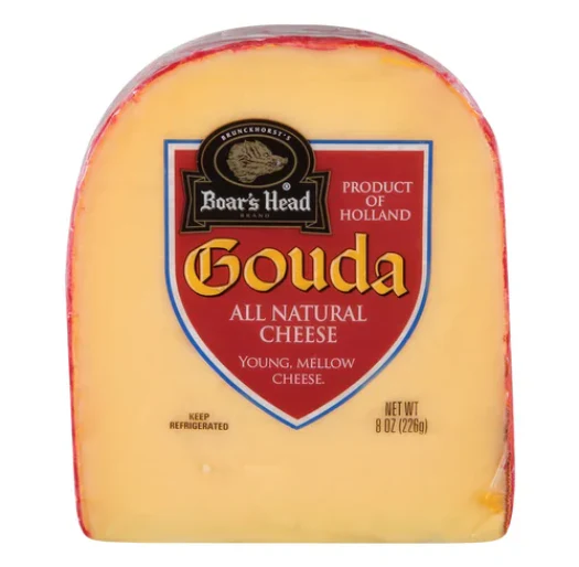 Boar's Head Red Wax Gouda Cheese, 8 oz