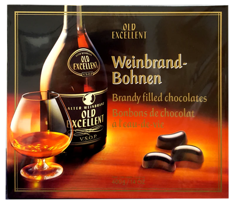 Brandy Beans Filled Chocolates (Old Excellent) 14 oz