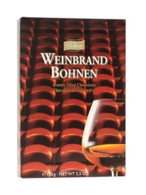 Brandy Filled Chocolates, Weinbrand Bohnen, 5.2 oz