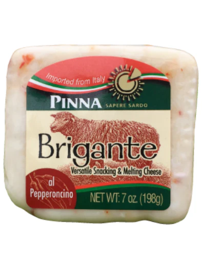 Brigante Cheese, Pepperoncino (Pinna) 7 oz