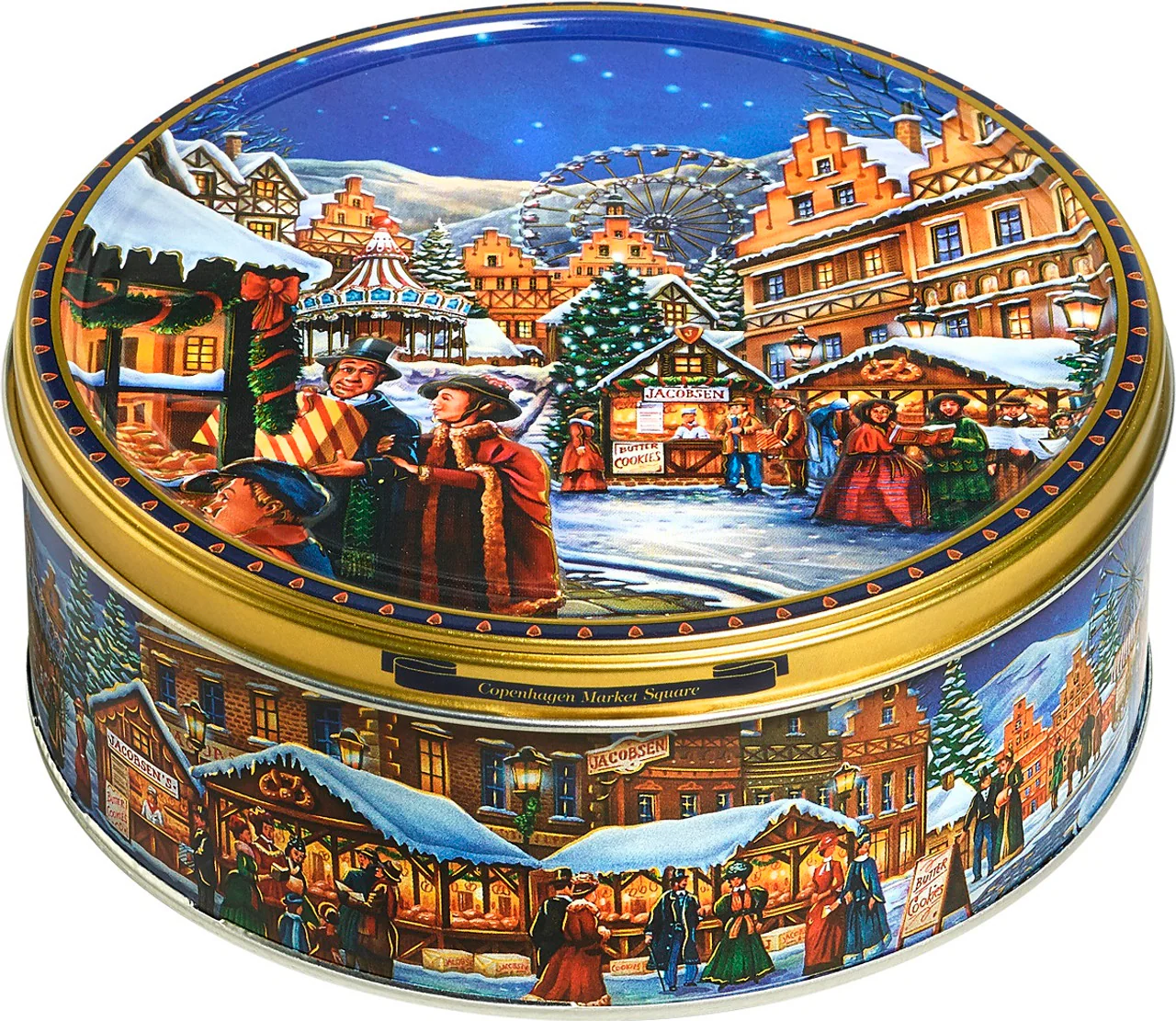 Butter Cookies, Scenes of Europe (Jacobsens) 5.3 oz (150g) Tin