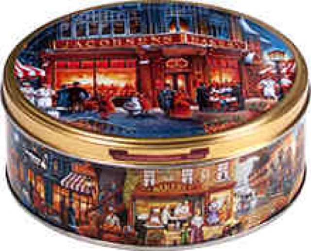 Butter Cookies, Scenes of Europe (Jacobsens) 5.3 oz (150g) Tin - Image 2