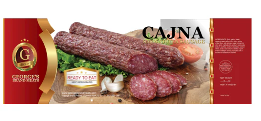 Cajna Kobasica, Smoked Tea Sausage (George's) approx. 1.1lb