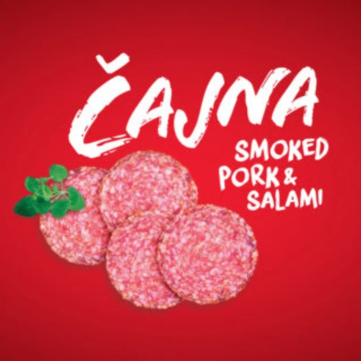 Cajna Smoked Pork and Beef Salami (Podravka) 1.0 Lbs