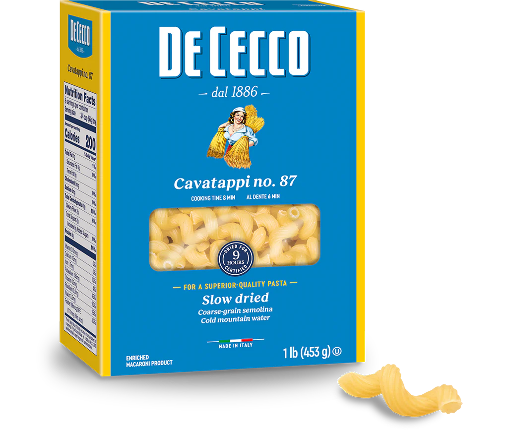 Cavatappi Pasta #87 (DE CECCO) 1 lb (453 g)