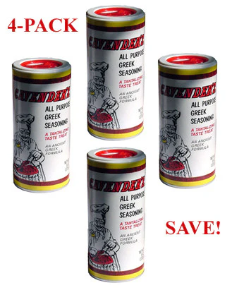 Cavenders All Purpose Greek Seasoning, 4 Pack (4 X 8oz)