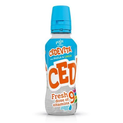 Cedevita GO Elderflower-Lemon Vitamin Drink, 355g