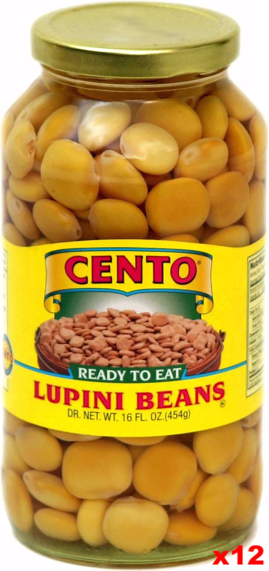Cento Lupini Beans, CASE (12 x 16 oz)