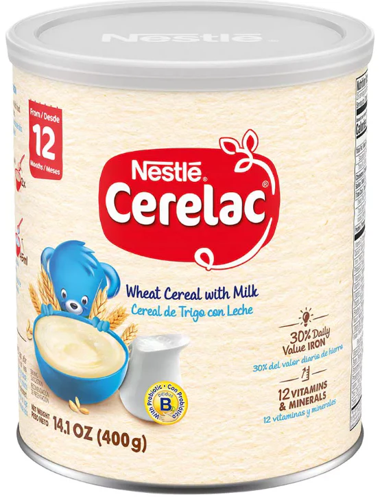 Cerelac, Cereal with Milk (Nestle) 14.1 oz (400g)