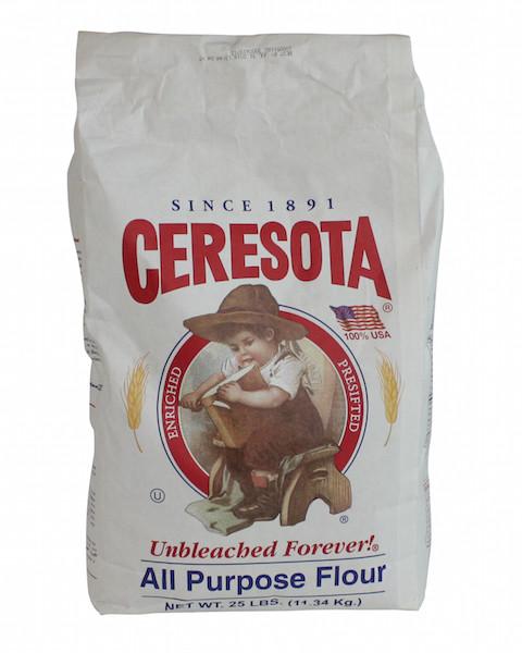 Ceresota Unbleached All Purpose Flour, 25 lb