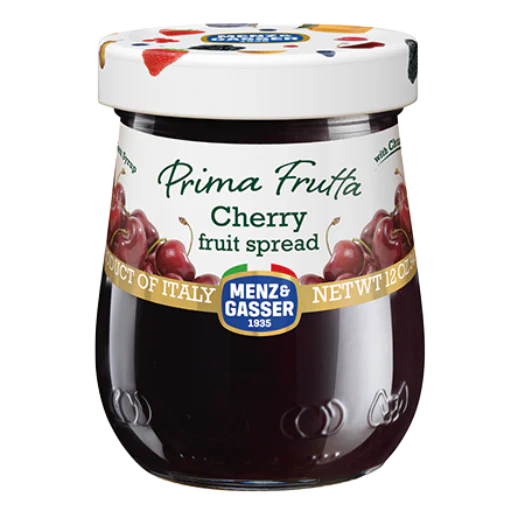 Cherry Fruit Spread, Prima Frutta (Menz & Gasser) 12 oz