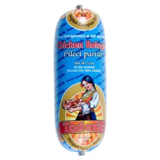 Chicken Bologna, Fully Cooked - Pileci Parizer (Todoric) 1lb