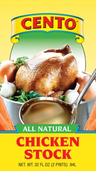 Chicken Stock (Cento) 32 oz