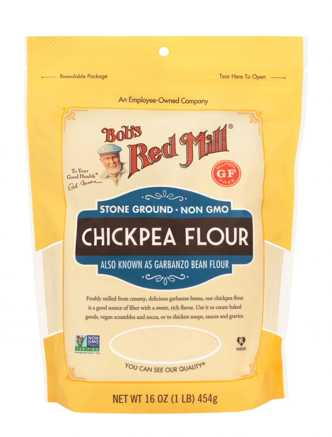 Chickpea Flour (Bob's Red Mill) 16 oz (1 LB)