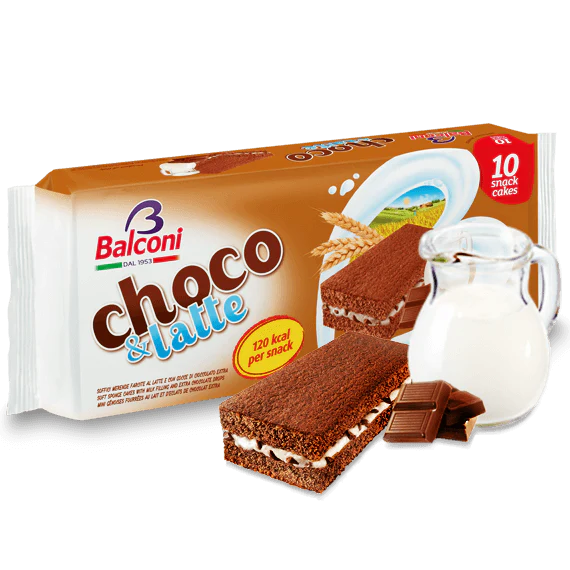 Choco and Latte Snacks (Balconi) 10pk, 300g