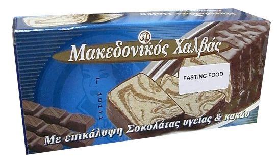 Chocolate Coated Halva with Cocoa, 400g