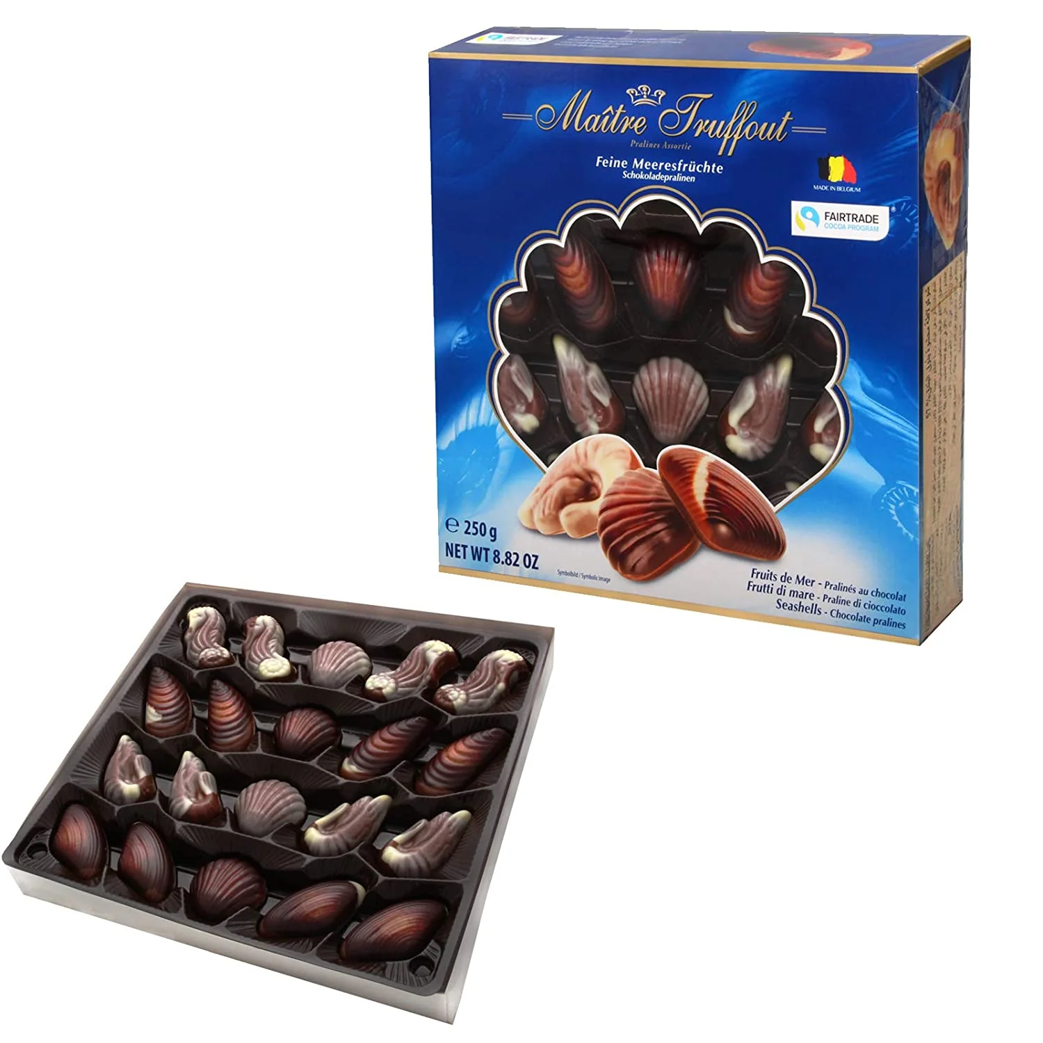Chocolate Sea Shells (MAÎTRE TRUFFOUT) 8.8 oz (250g)