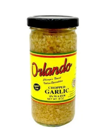 Chopped Garlic in Water (Orlando) 8 oz