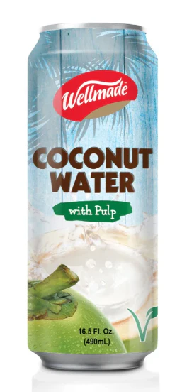 Coconut Water with Pulp (Wellmade) 16.5 oz