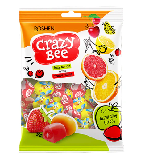 Crazy Bee Soft Filled Gummies (ROSHEN) 200g