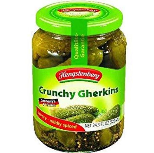 Crunchy Gherkins, German Pickles (Hengst.) 24.3oz