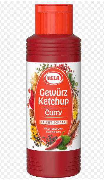 Curry Gewurz Ketchup Scharf - Hot (Hela) 300 ml