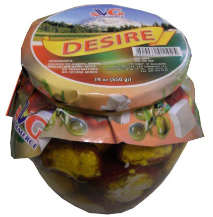 Desire Red Peppers with Cheese (VG) 19 oz (550g)