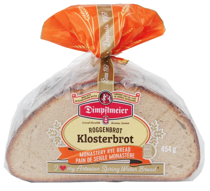 Dimpflmeier Klosterbrot- Monastery Sourdough Rye Bread, 454g (16 oz)