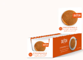 Dutch Stroopwafels, Caramel Waffles, CASE (16 x 80g)