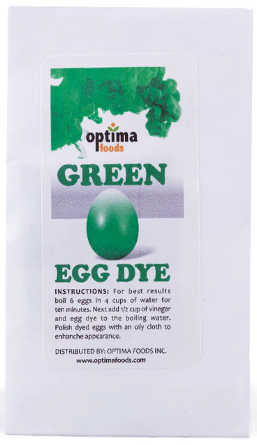 Egg Dye, Green (Optima) 1 pack