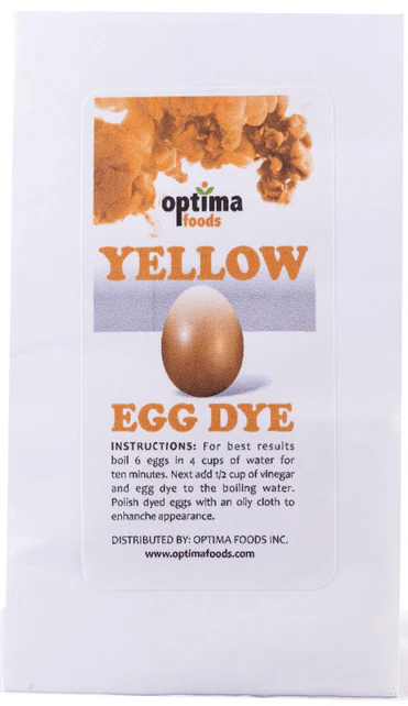 Egg Dye, Yellow (Optima) 1 pack